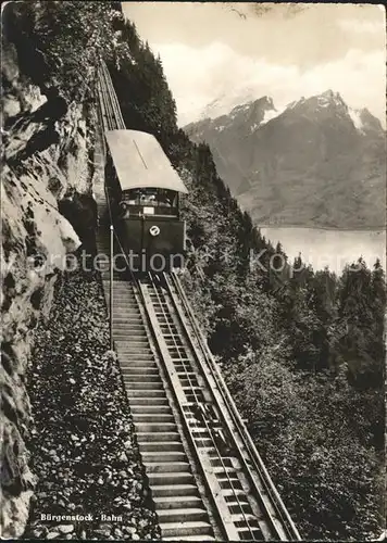 Zahnradbahn Buergenstock Bahn Kat. Bergbahn