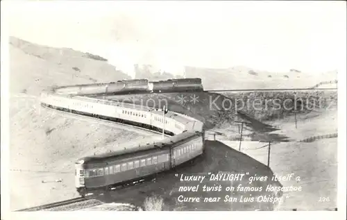 Eisenbahn Luxury Daylight Horseshoe Curve San Luis Obispo Kat. Eisenbahn