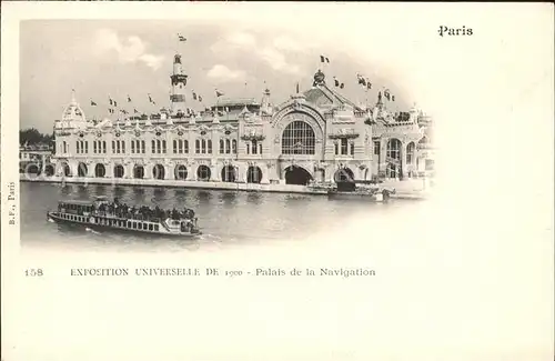 Exposition Universelle Paris 1900 Palais de la Navigation Kat. Expositions