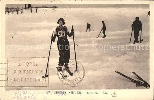 Skisport Skifahrerin Skieurs  Kat. Sport