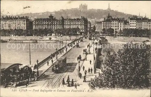 Strassenbahn Pont Lafayette et Coteau de Fourviere Kat. Strassenbahn