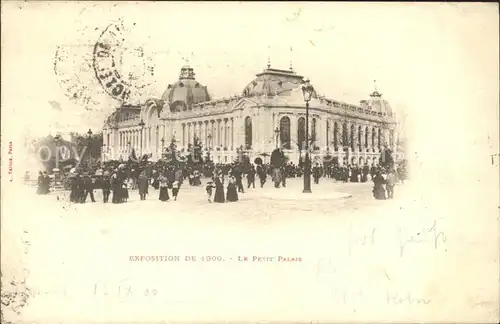 Exposition Universelle Paris 1900 Le petit Palais Kat. Expositions