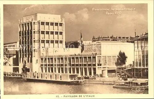 Exposition Internationale Paris 1937 Pavillon de l Italie Kat. Expositions