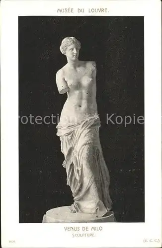 Skulpturen Venus de Milo Musee du Louvre  Kat. Skulpturen