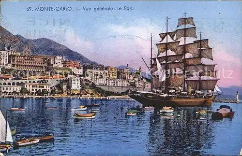 Segelschiffe Monte Carlo Port Hafen  Kat. Schiffe