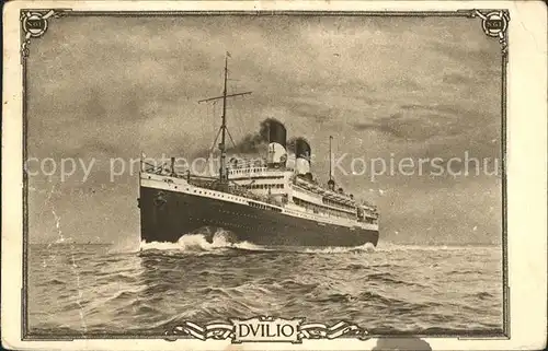 Dampfer Oceanliner Dvilio  Kat. Schiffe