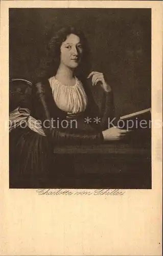 Schiller Friedrich Charlotte von Schiller  Kat. Dichter