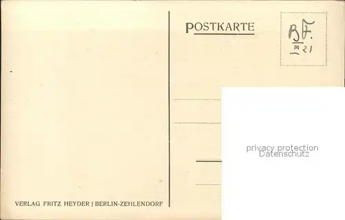 Biese Carl Karl Hochlandtannen Kalender Kunst und Leben  Kat. Kuenstlerlitho