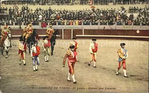 Stierkampf Corrida de Toros El paseo Torero Kat. Sport