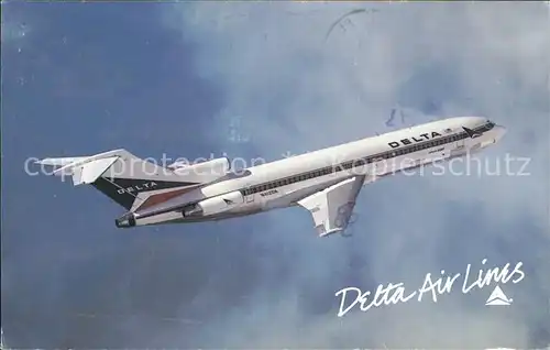 Flugzeuge Zivil Delta Air Lines Boeing 727 Kat. Flug