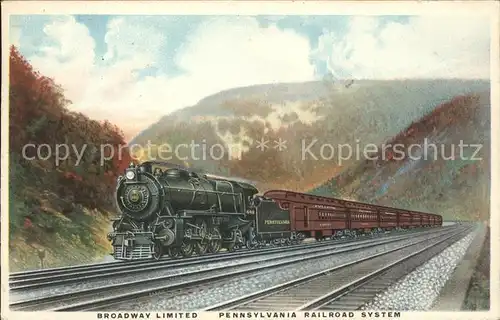 Lokomotive Broadway Limites Pennsylvania Railroad  Kat. Eisenbahn
