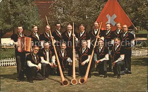 Alphorn Alphornblaeser New Glarus Yodel Club Wisconsin  Kat. Musik