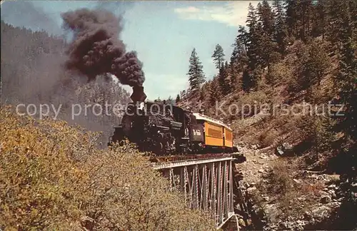 Lokomotive Narrow Gauge Railroad Silverton Colorado  Kat. Eisenbahn