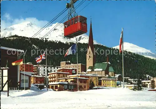 Seilbahn Davos Schatzalp Schiahoerner  / Bahnen /