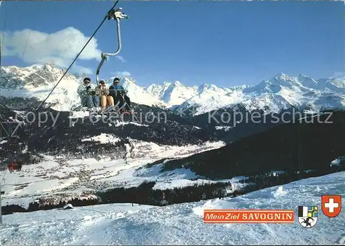 Sessellift Savognin  Kat. Bahnen