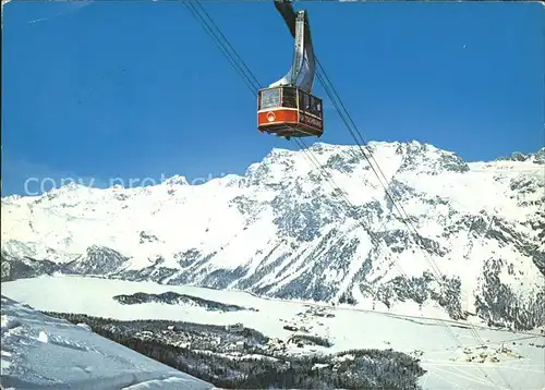 Seilbahn Furtschellas Sils Engadin / Bahnen /