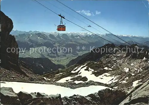 Seilbahn Saentis Churfirsten Glarner Alpen  / Bahnen /