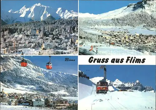 Seilbahn Flims Tschingelhoerner Flims-Dorf  / Bahnen /