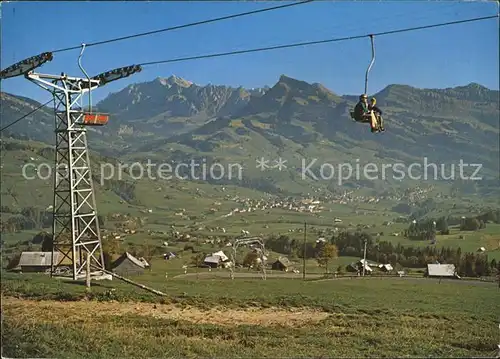 Sessellift Wolzenalp Saentis Nesslau Neu St. Johann Kat. Bahnen