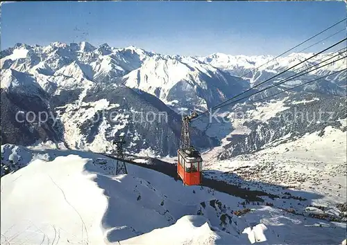 Seilbahn Attelas Verbier Mont Blanc  / Bahnen /