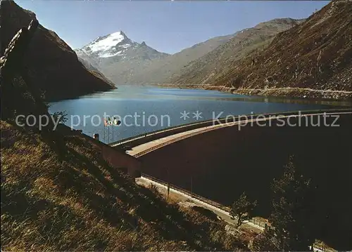 Staudamm Pumpspeicherkraftwerk Stausee Val di Lei Piz Stella Kat. Gebaeude