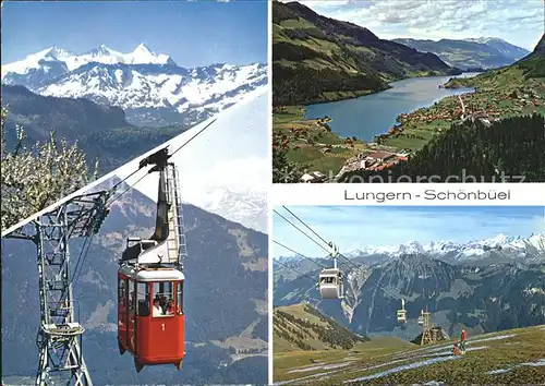 Seilbahn Lungern-Turren Pilatus Wetterhorngruppe  / Bahnen /