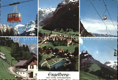 Seilbahn Sessellift Zahnradbahn Engelberg  / Bahnen /