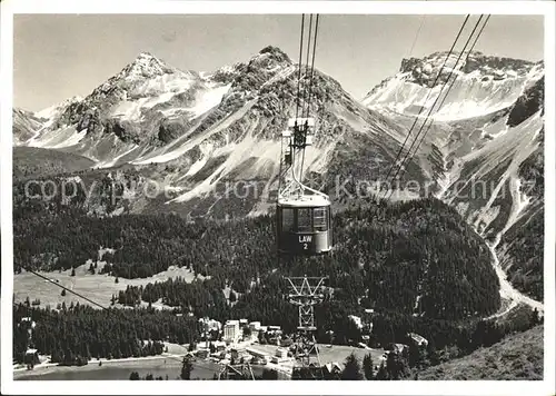 Seilbahn Arosa Weisshorn 1. Sektion / Bahnen /