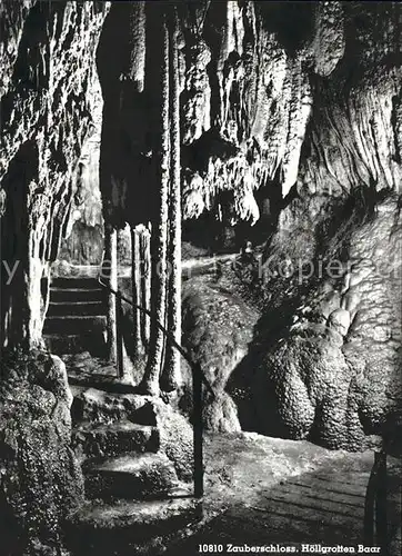 Hoehlen Caves Grottes Hoellgrotten Baar Zauberschloss Kat. Berge