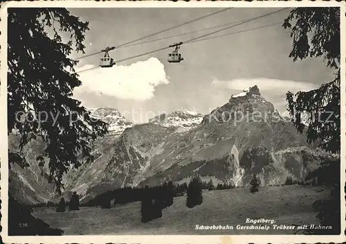 Seilbahn Gerschnialp Truebsee Hahnen Engelberg  / Bahnen /