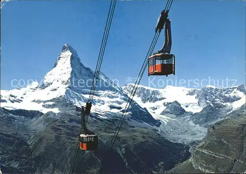 Seilbahn Rothorn Zermatt Matterhorn Mt. Cervin / Bahnen /