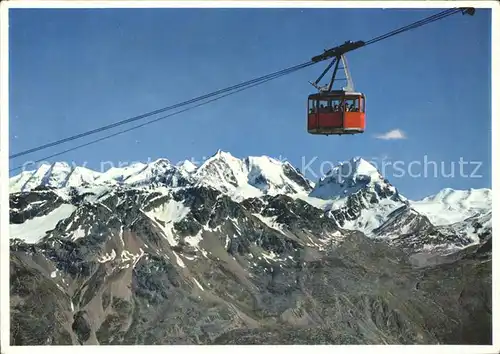 Seilbahn St. Moritz Corviglia-Piz Nair Bernina Gruppe / Bahnen /