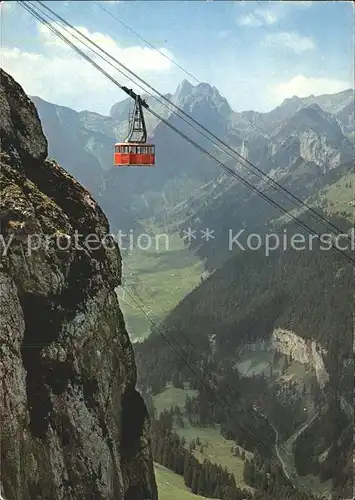 Seilbahn Bruelisau-Hoher Kasten Altmann Rotsteinpass  / Bahnen /