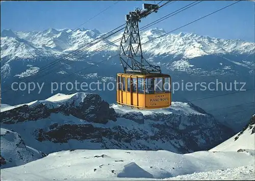 Seilbahn Plaine-Morte Montana-Crans  / Bahnen /