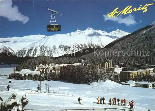 Seilbahn Signal St. Moritz Skifahren / Bahnen /
