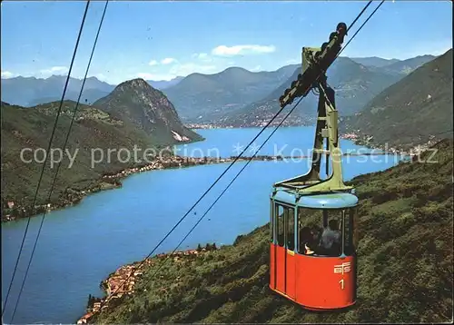 Seilbahn Brusino-Serpiano Luganersee Lago di Lugano / Bahnen /