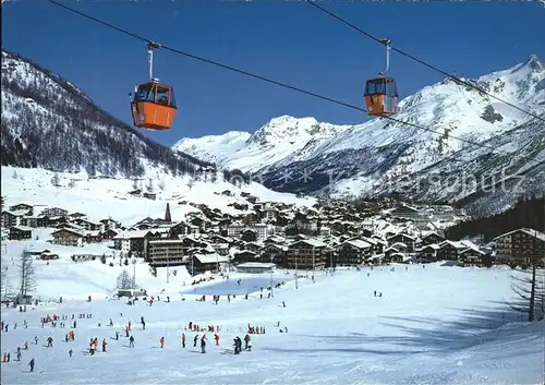 Seilbahn Spielboden Saas Fee Simelihorn Jaegihorn / Bahnen /