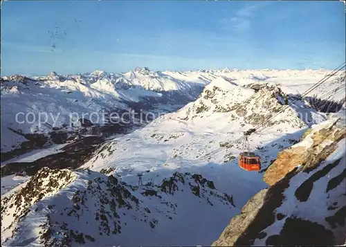 Seilbahn Silvaplana-Corvatsch St. Moritz / Bahnen /