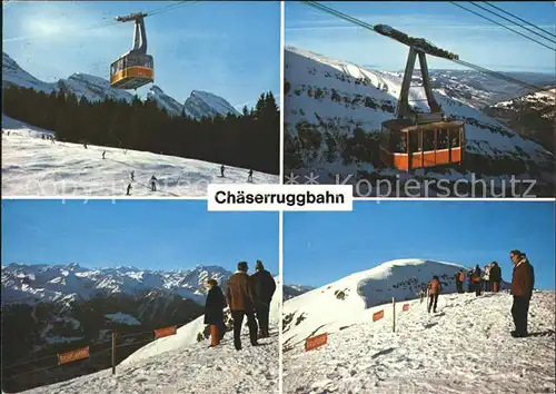 Seilbahn Iltios Chaeserrugg Unterwasser  / Bahnen /