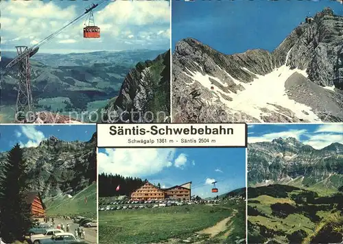 Seilbahn Saentis Schwaegalp  / Bahnen /