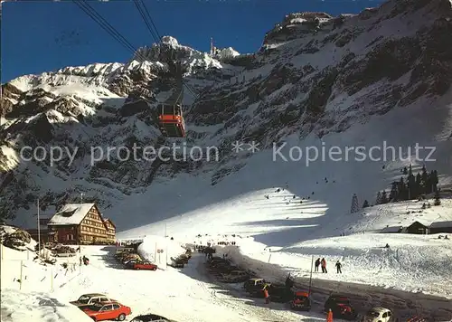 Seilbahn Saentis Schwaegalp Restaurant Gyrenspitz  / Bahnen /