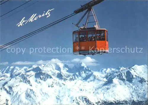 Seilbahn Corviglia-Piz Nair St. Moritz Berninagruppe / Bahnen /