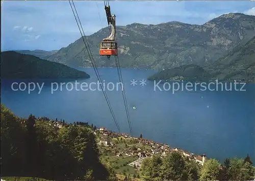 Seilbahn Beckenried-Klewenalp Vierwaldstaettersee  / Bahnen /