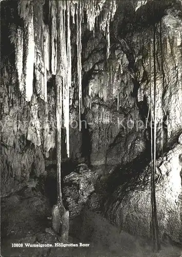 Hoehlen Caves Grottes Wurzelgrotte Hoellgrotten Baar  Kat. Berge