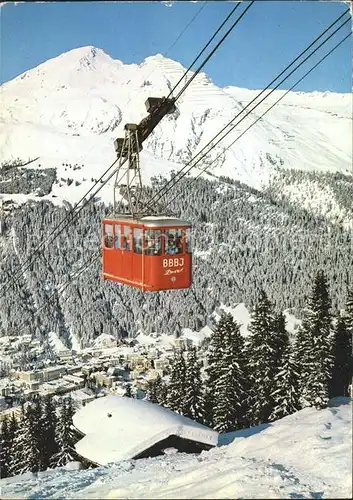 Seilbahn Braemabueel-Jakobshorn Davos Strela Schiahoerner / Bahnen /