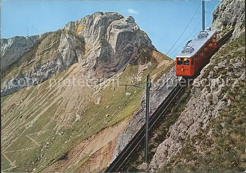 Zahnradbahn Pilatus  Kat. Bergbahn