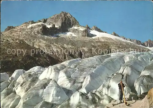 Gletscher Rhonegletscher Gerstenhoerner  Kat. Berge