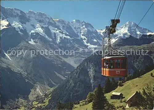 Seilbahn Schilthorn Mittaghorn Grosshorn Breithorn / Bahnen /