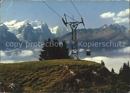 Seilbahn Hasliberg-Kaeserstatt Wetterhoerner Moench Eiger / Bahnen /