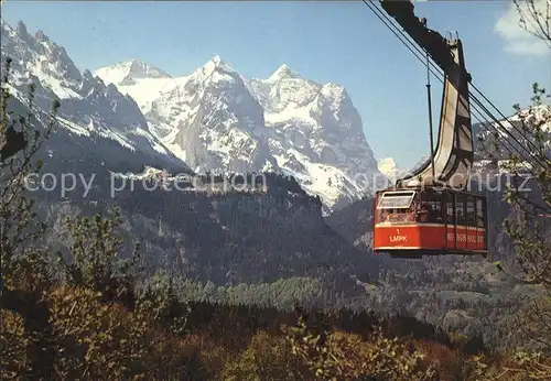 Seilbahn Meiringen-Hasliberg Wetterhorngruppe Moench Eiger  / Bahnen /